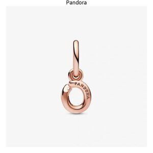 Pandora Letter O Script Alphabet Dangle Charm